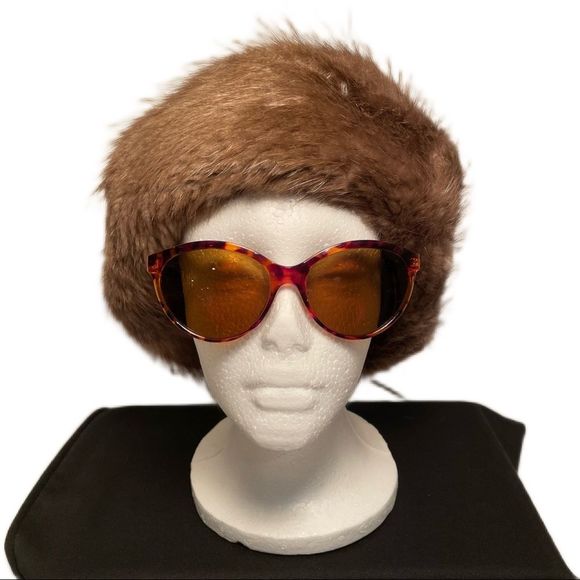 Vintage Fur Pillbox Hat Hat Pin 